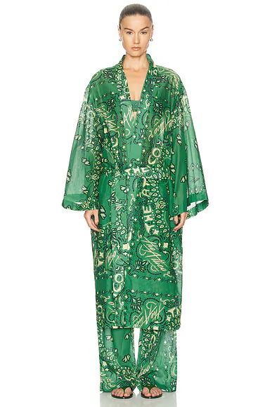 Kimono Bandana Print