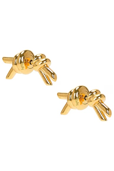 Knot Earrings Gold