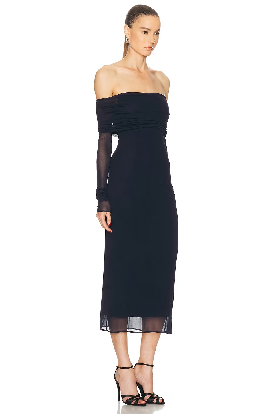 Audria Long Dress Icon Navy