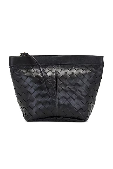 Medium Prism Pouch Black & Gold