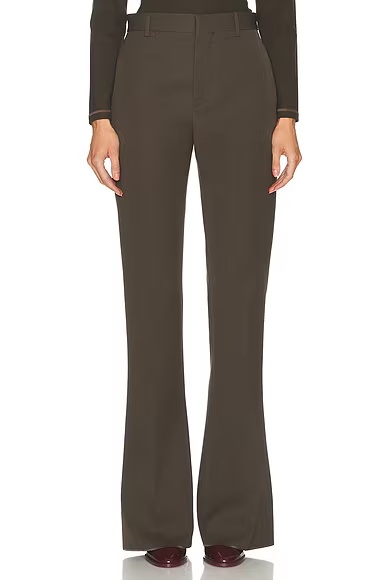 Wide Leg Pant Dark Olive