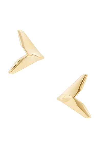 Wing Earrings Yellow Gold