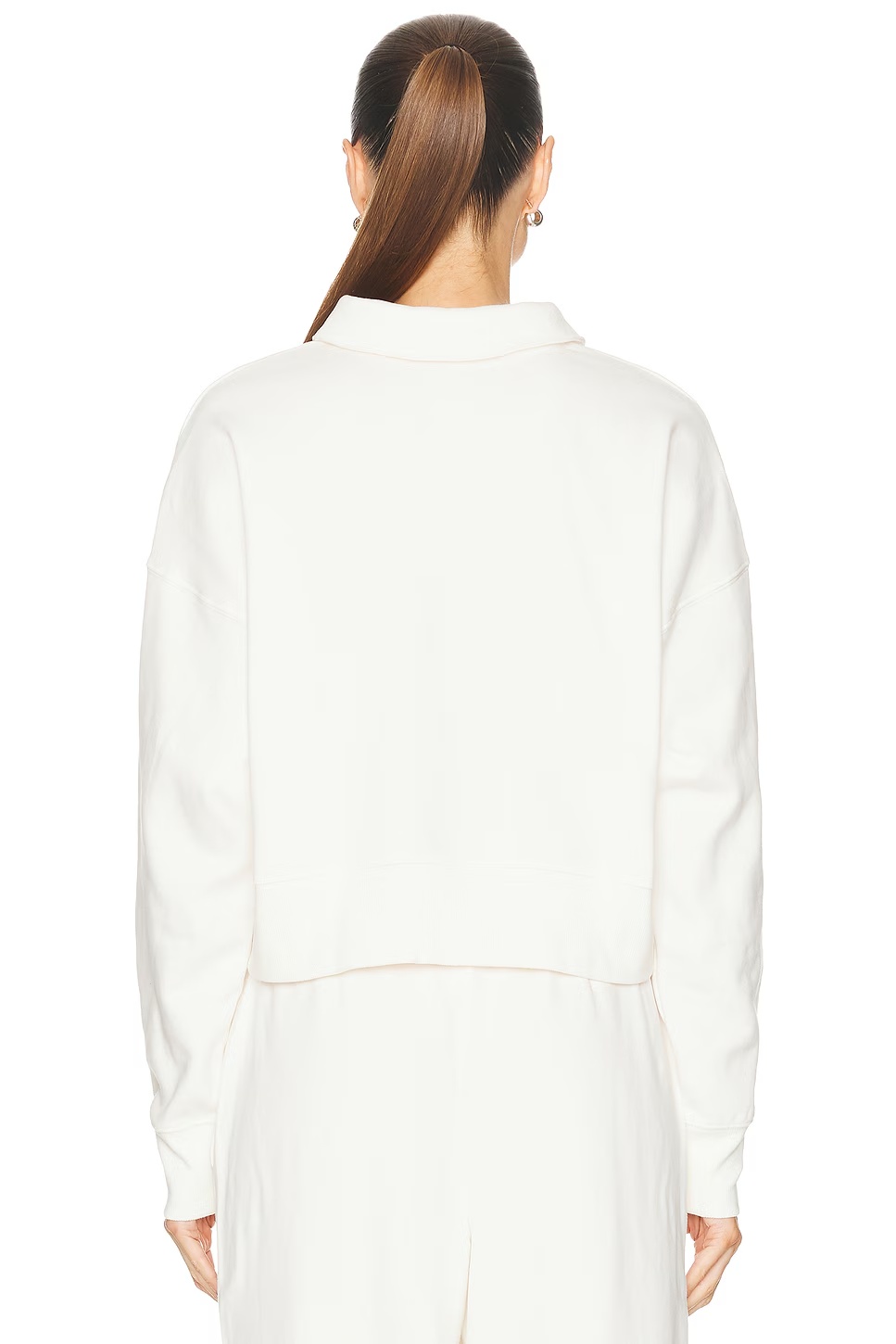 Luxefleece Collared Sweatshirt Fresh Snow