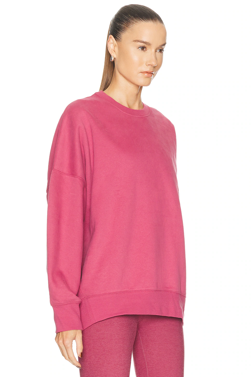 Luxefleece Oversized Sweatshirt Mulberry Pink