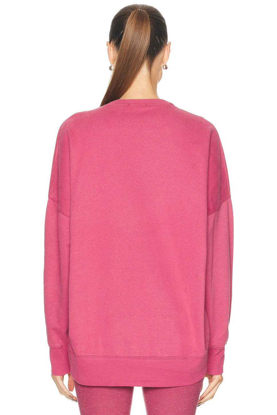 Luxefleece Oversized Sweatshirt Mulberry Pink
