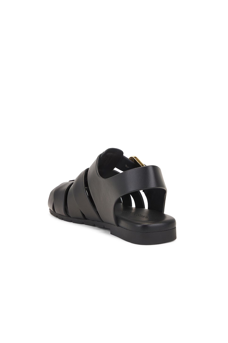 Alfie Flat Sandal Black