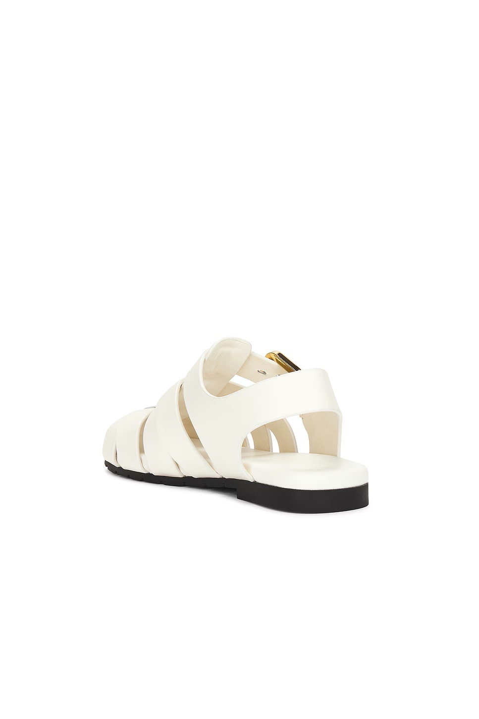 Alfie Flat Sandal White