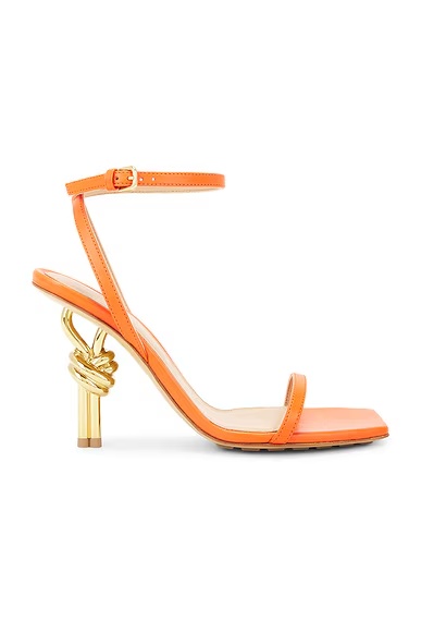 Knot Sandal New Orange