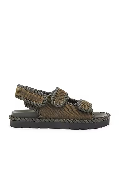 Jack Flat Sandal Kaki
