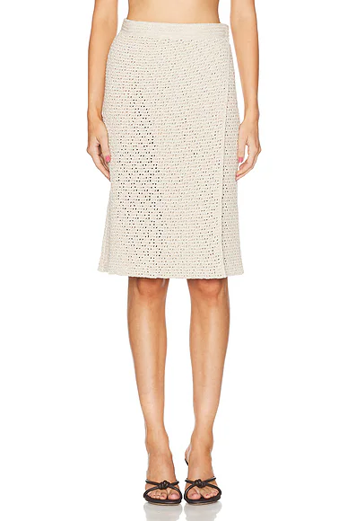Midi Skirt Bone & Cloud