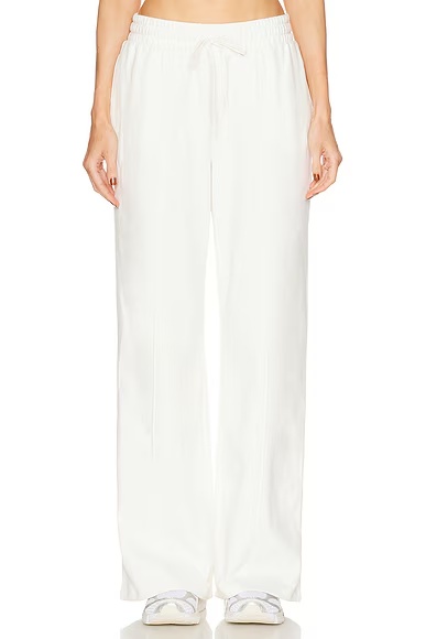 Luxefleece Pintuck Wide Leg Pant Fresh Snow