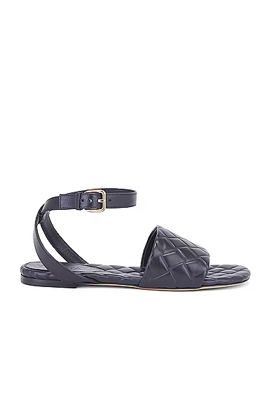 Amy Flat Sandal Black