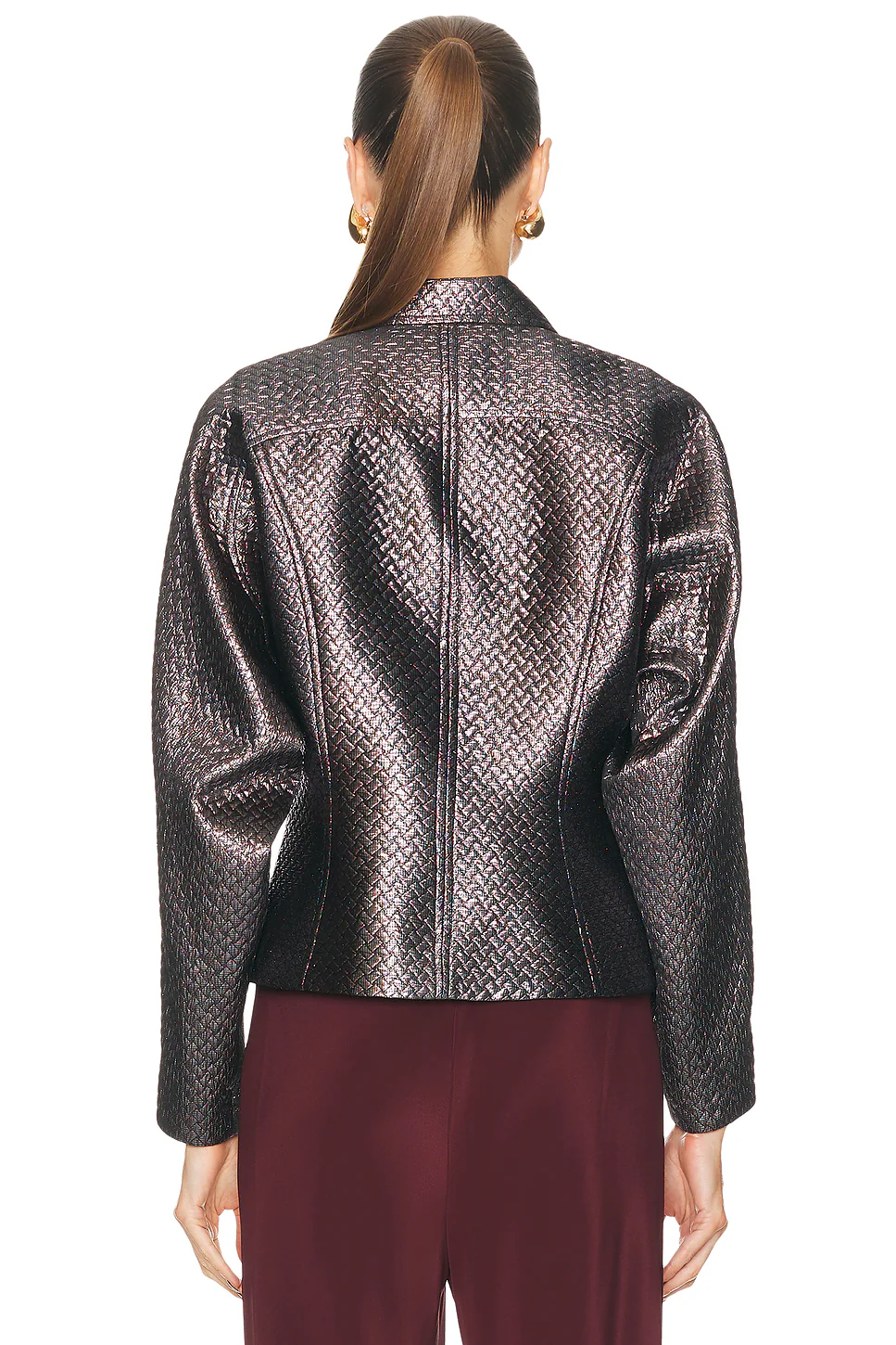 Double Zip Fitted Jacket Multi