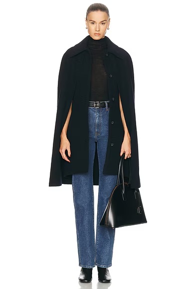Cape Coat Navy