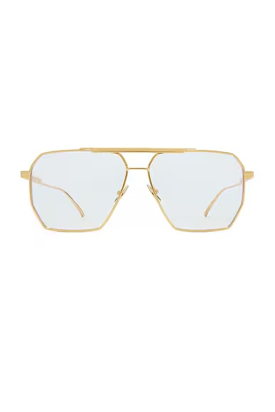 Light Ribbon Sunglasses Shiny Gold