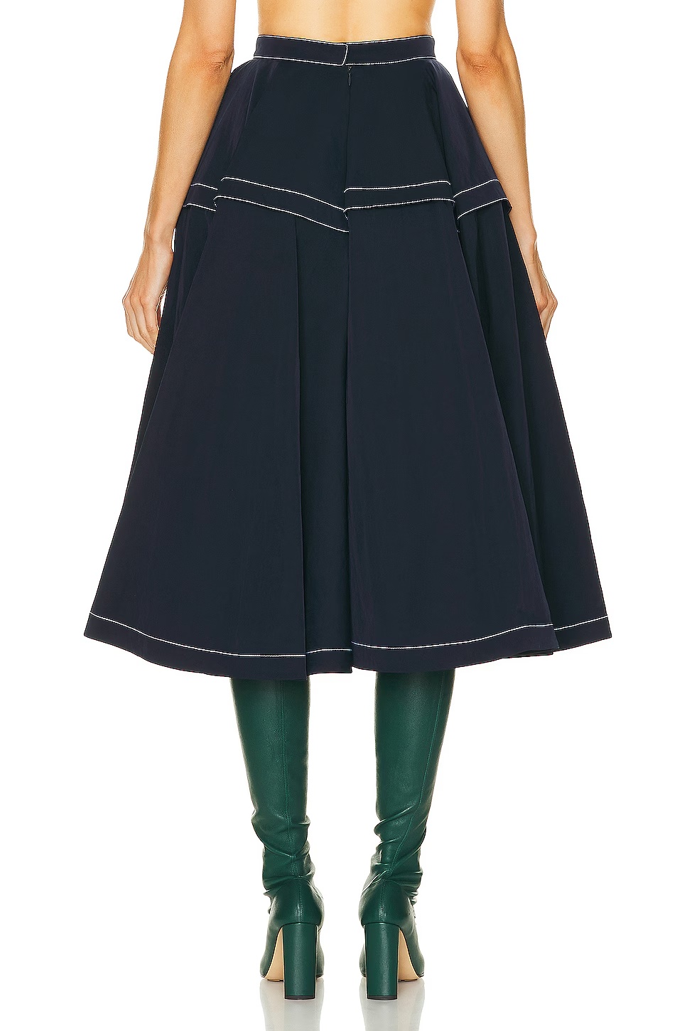 Tech Nylon Skirt Navy