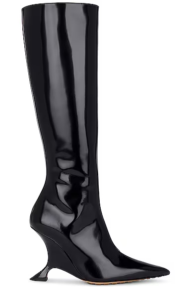Rocket Knee High Boot Black