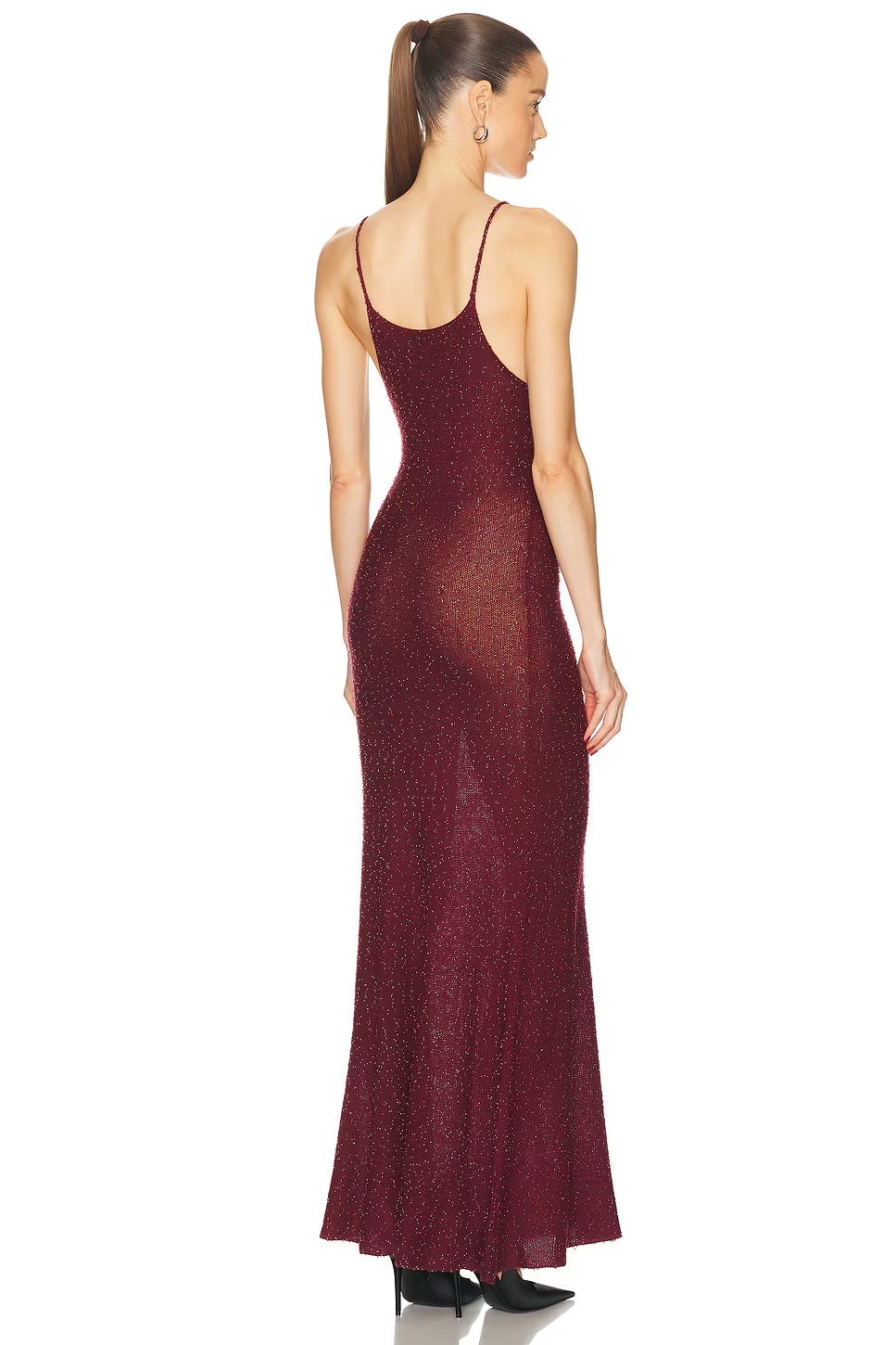 Florian Dress Bodeaux & Fuchsia