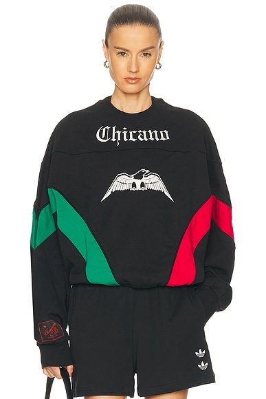 x Willy Chavarria Chicano Sweatshirt Black