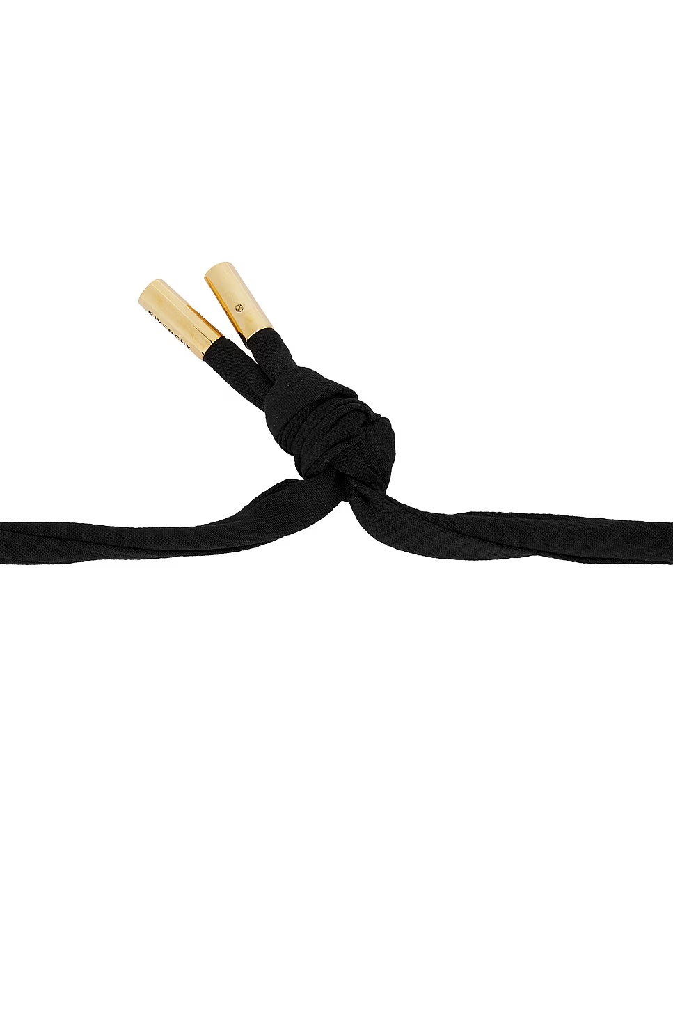 Lucky Charms Black Flower Cord Necklace Golden Yellow