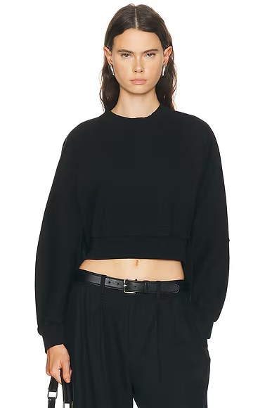 Cocoon Sweatshirt Black