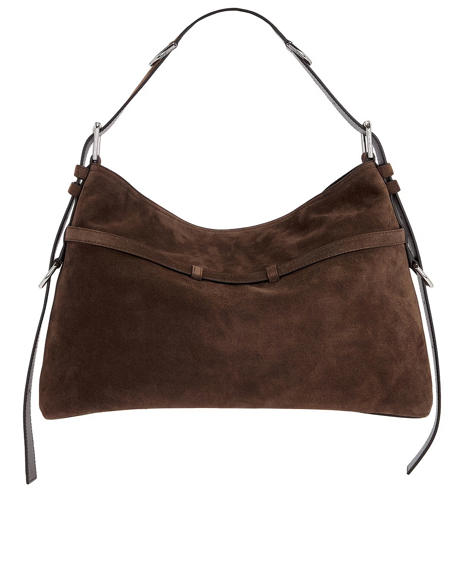 Medium Voyou Shoulder Bag Ebony Brown