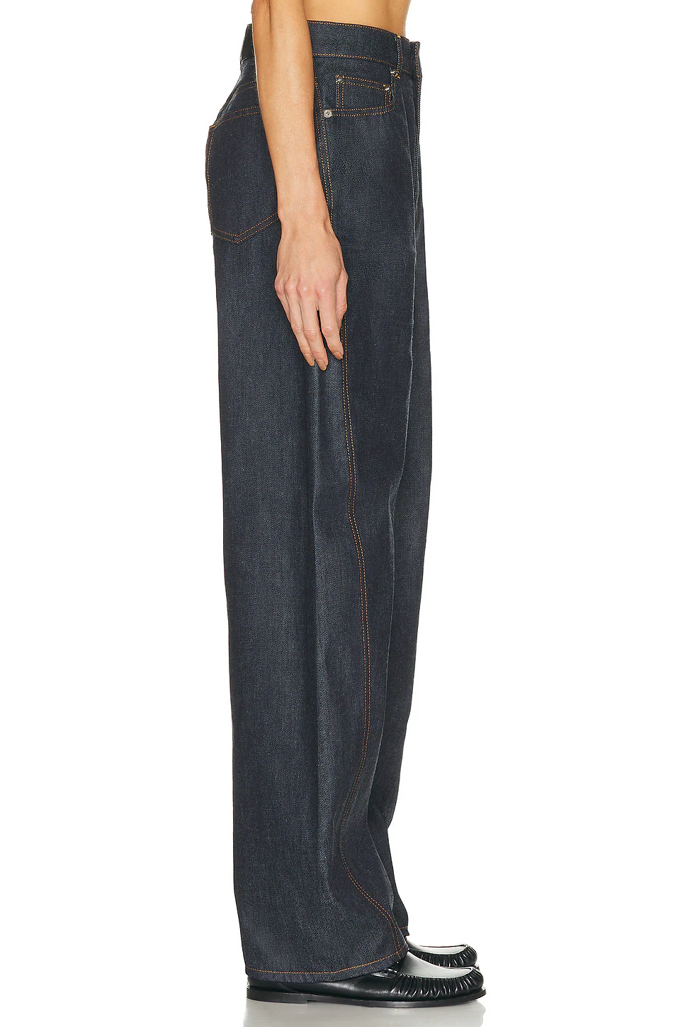 Cocoon Wide Leg Dark Blue