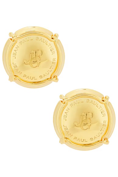 Champagne Cork Earrings Gold