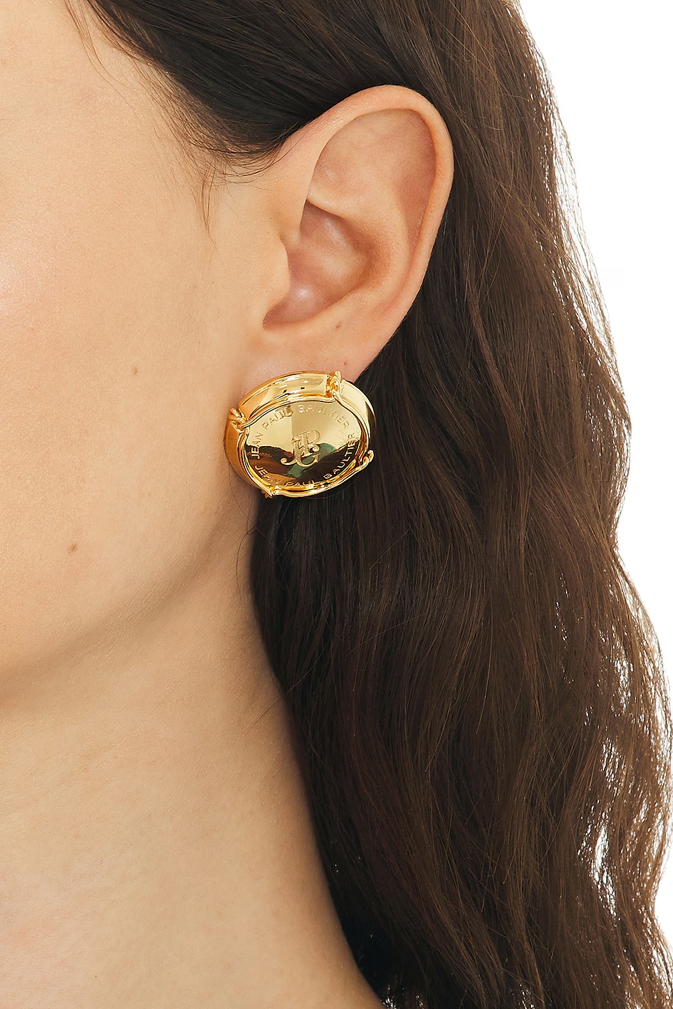 Champagne Cork Earrings Gold