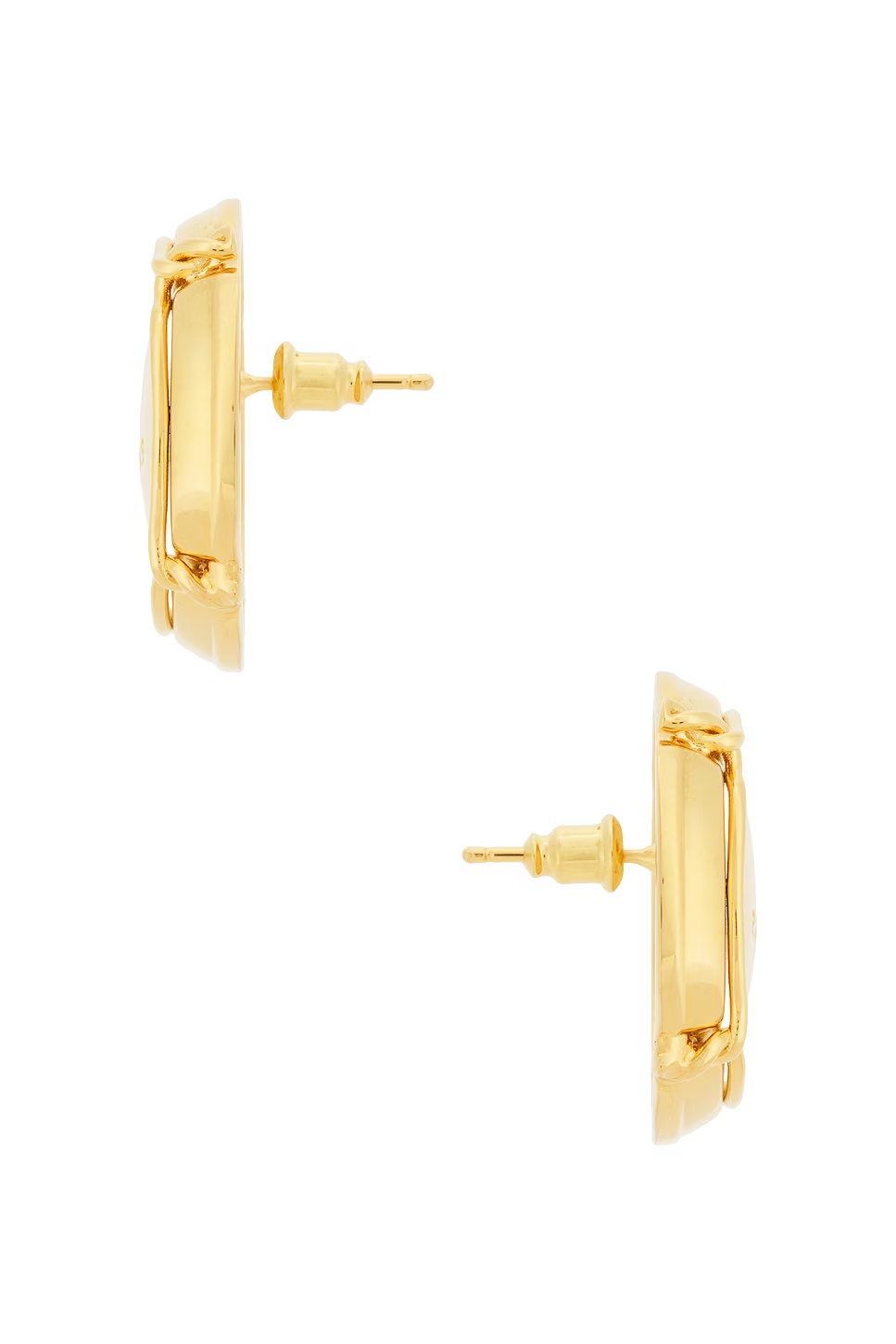 Champagne Cork Earrings Gold