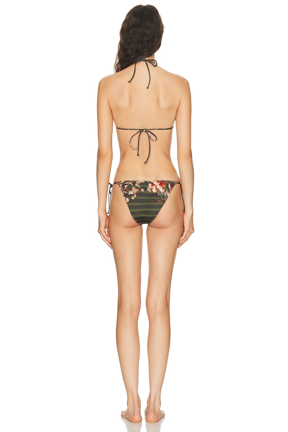 Printed Marini?re Grape Bikini Set Khaki & Multicolor