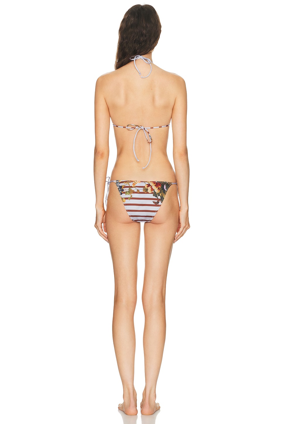 Printed Marini?re Grape Bikini Set Light Blue & Multicolor