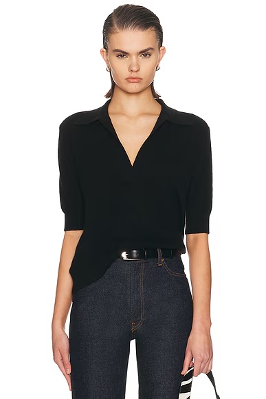 Shrunken Jo Sweater Black
