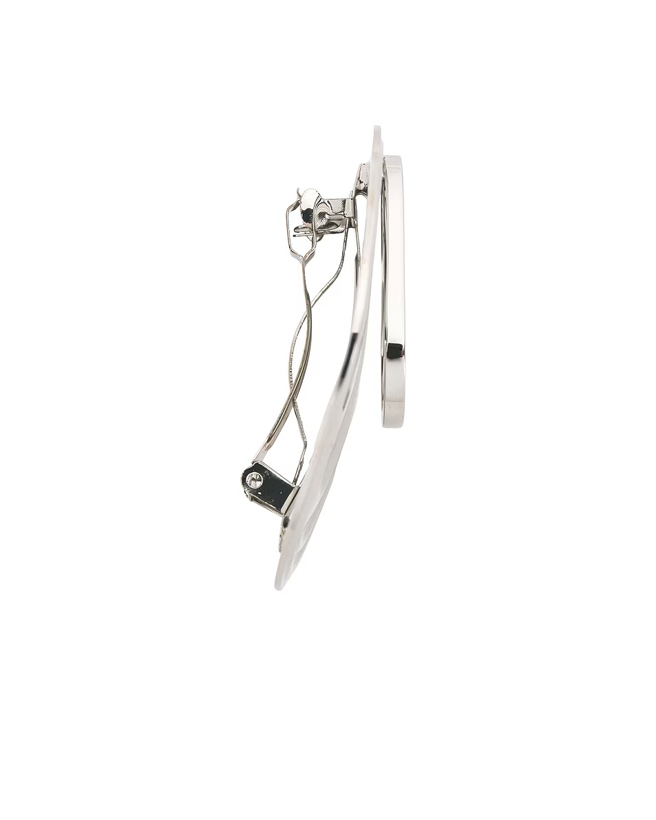Pull Tab Can Hair Clip Silver