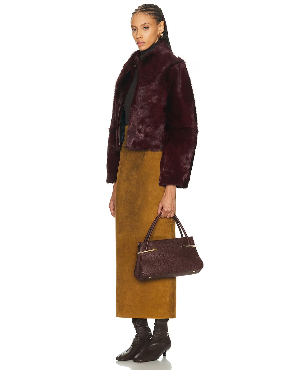 Medium Pinch Me Bag Ebony Brown