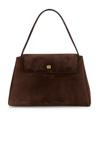 Audrey Top Handle Bag Dark Brown