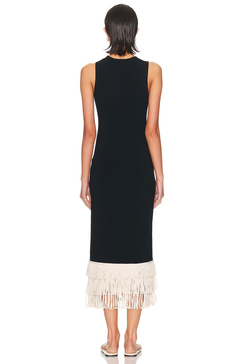 Albers Dress Black & Macademia