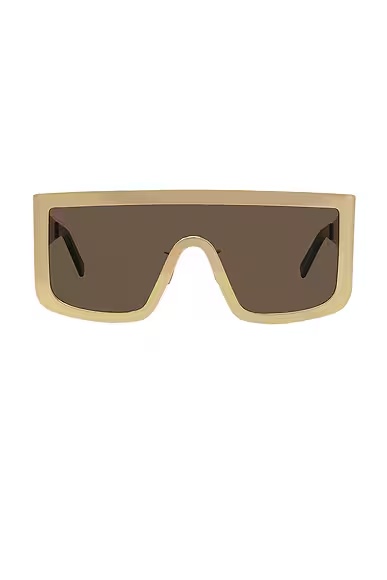Square Sunglasses Gold & Brown