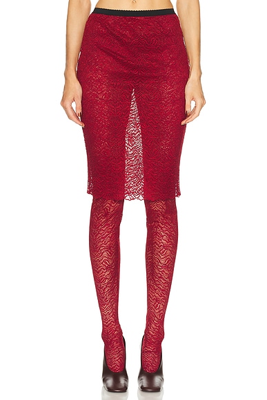 Dorado Skirt Legging Burgundy