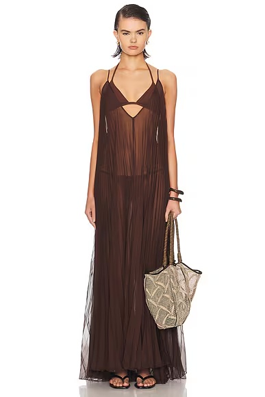 Uma Maxi Dress Espresso