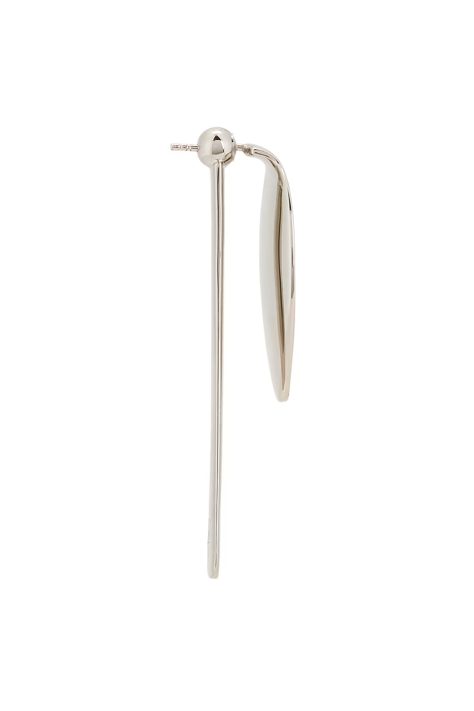 Cutlery Mono Single Earring Silver