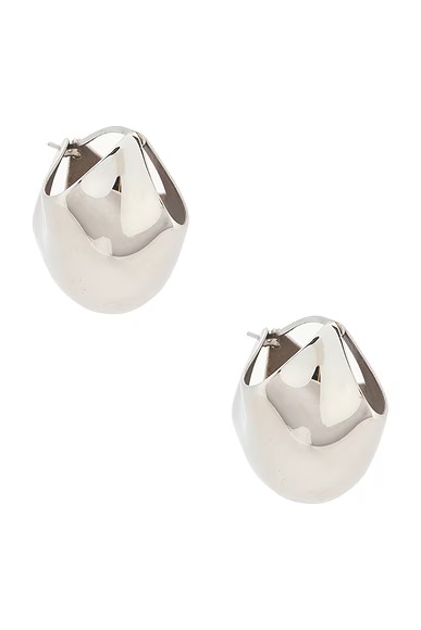 Lotus Medium Earring Silver