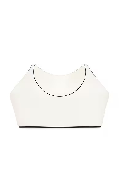 Facet Clutch Ivory