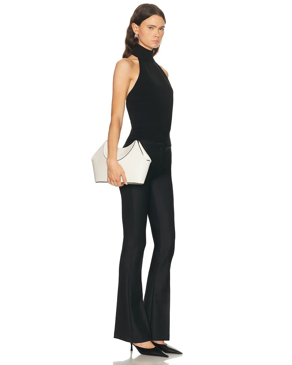 Facet Clutch Ivory