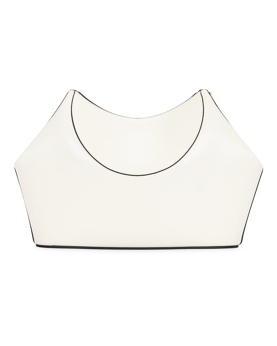 Facet Clutch Ivory