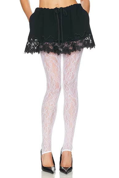 The Scrunchie Skort in Very Heavy Crepe Black