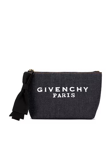 Small Logo Pouch Indigo Blue