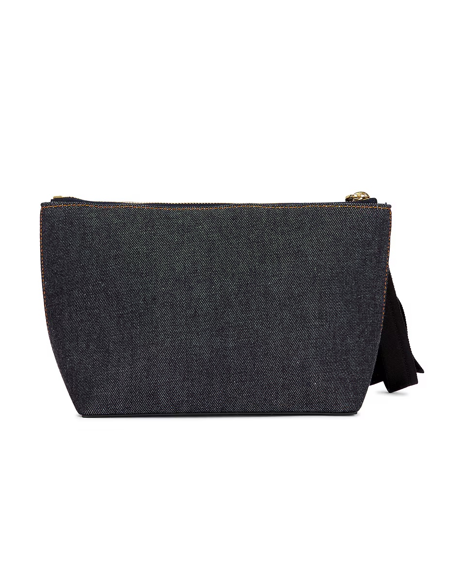 Small Logo Pouch Indigo Blue