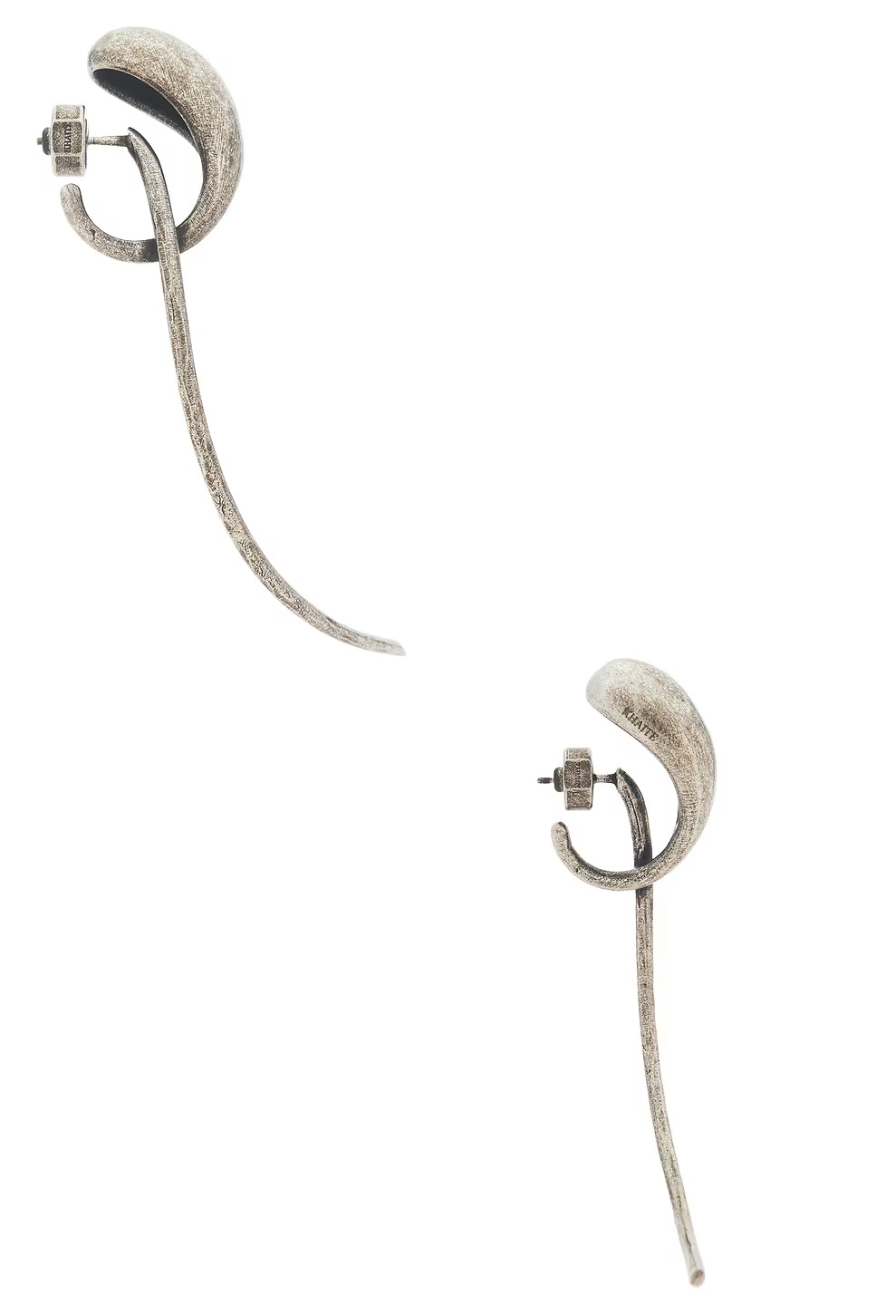 Cyclone Earring Antique Silver