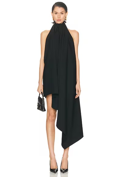Asymmetric Dress Black